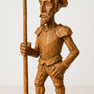 Quijote de madera mediano